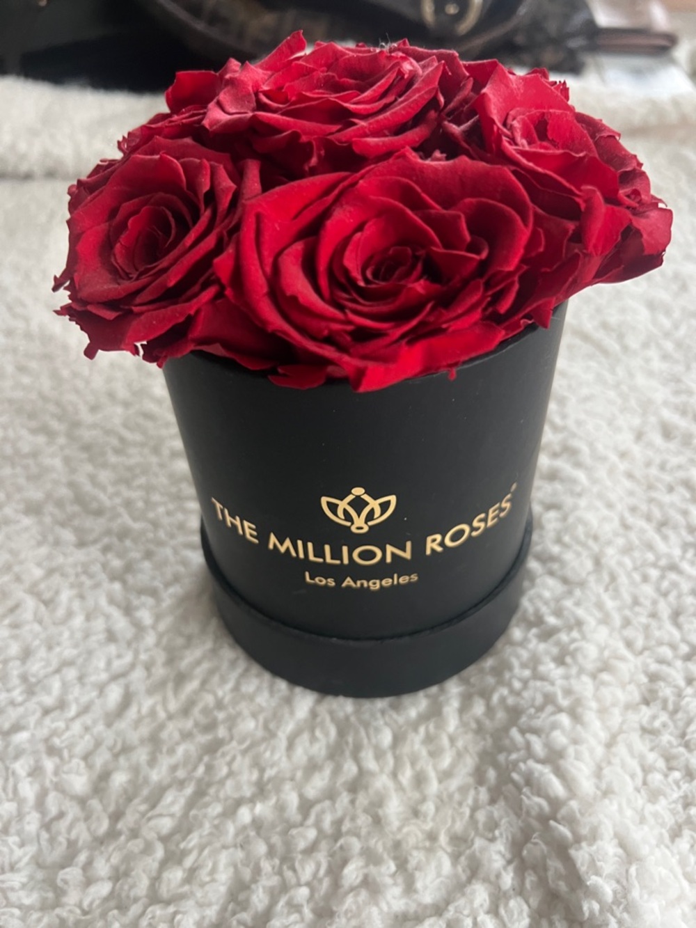 - Red Preserved Rose Box